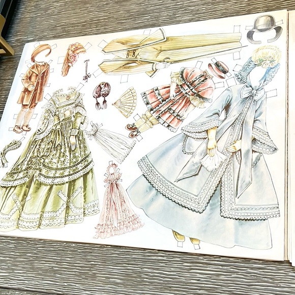 The Antique Dolls Go to a Paper Doll Wedding - Picture 4 of 10